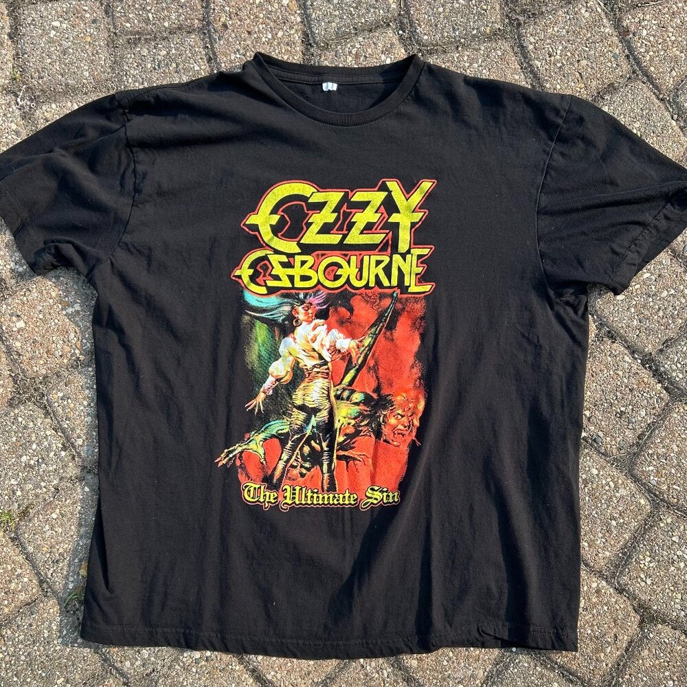 Ozzy Osbourne Ultimate Sin T Shirt Sz 2XL